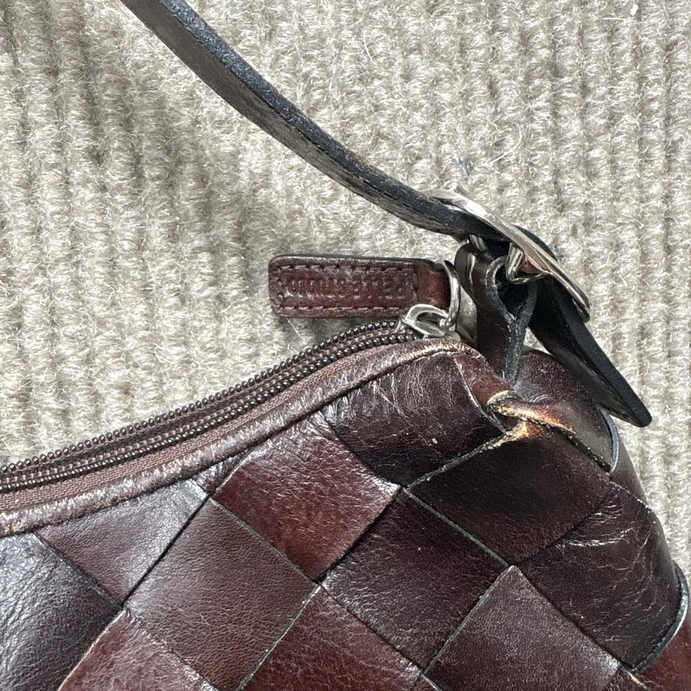 Vintage Wilsons Leather Pelle Studio woven baguette shoulder bag - Picture 2 of 8